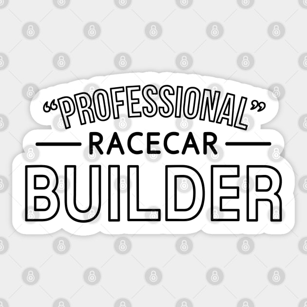 professional racecar builder Sticker by hoddynoddy